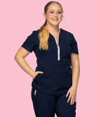 Signature Bloom Scrub Top