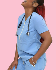 Signature Bloom Scrub Top