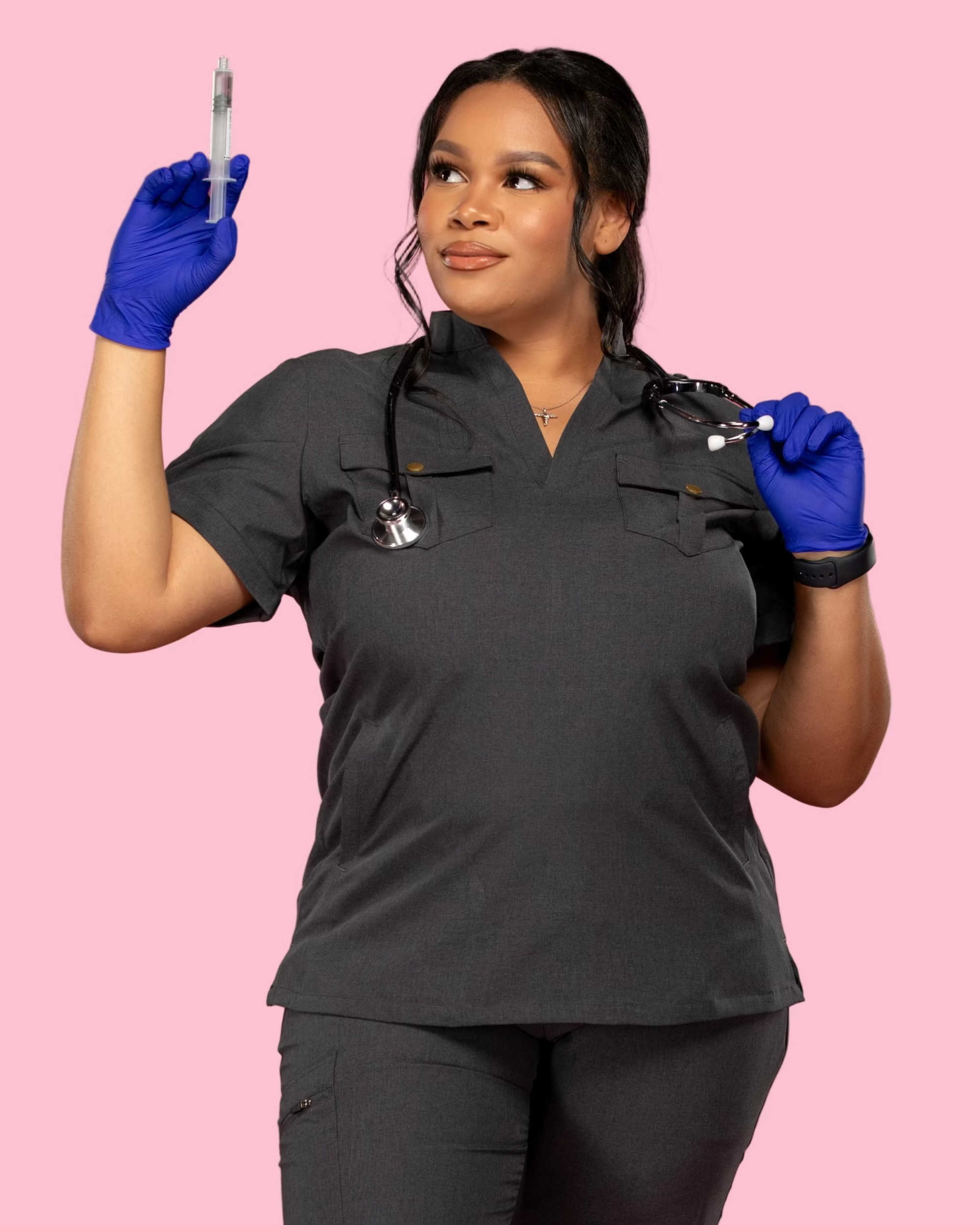 Lotus Ease Scrub Top