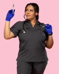 Lotus Ease Scrub Top