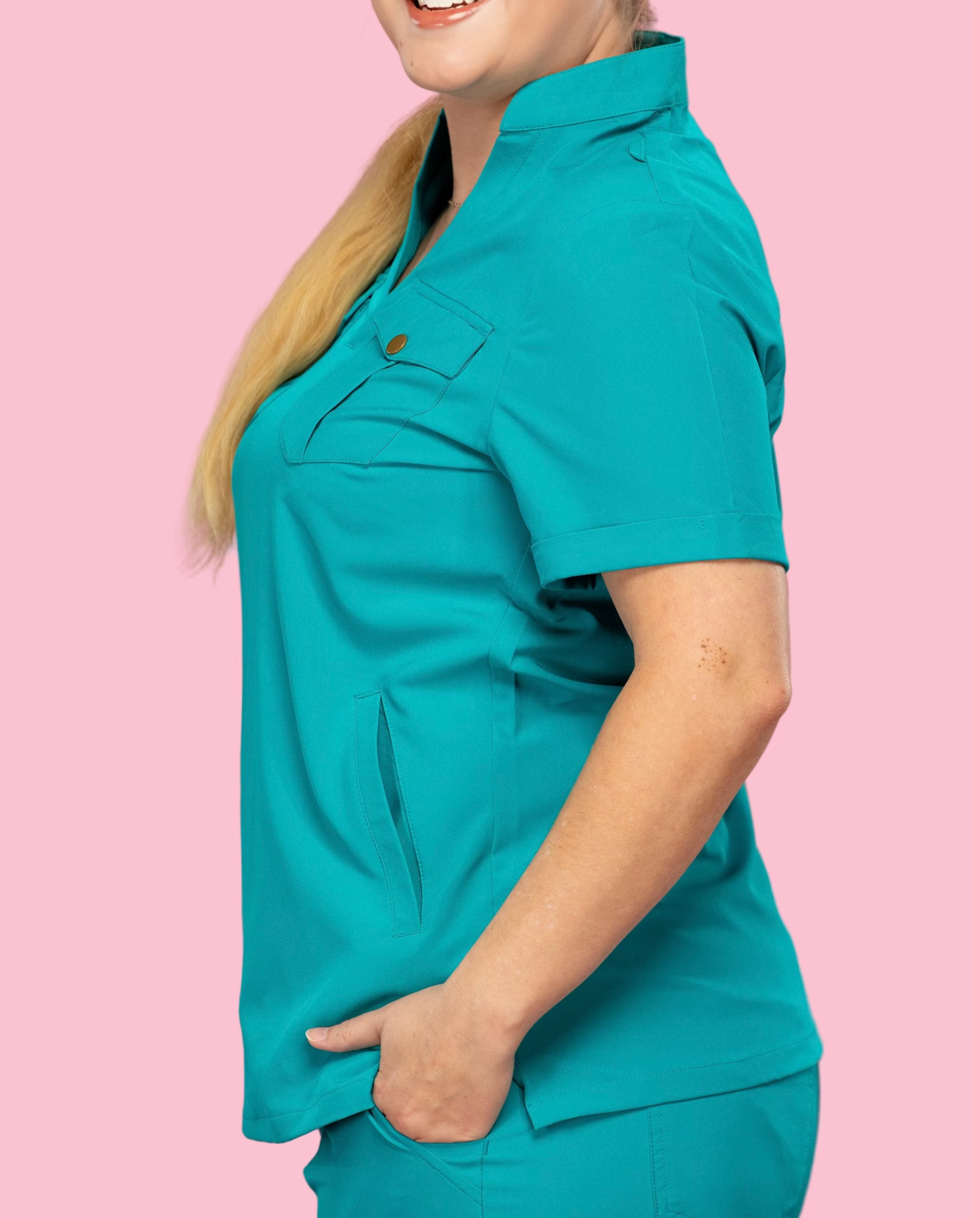 Lotus Ease Scrub Top